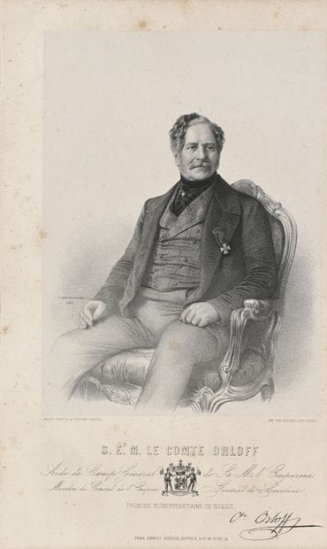 Portrait du prince Alexis Féodorovitch Orloff...