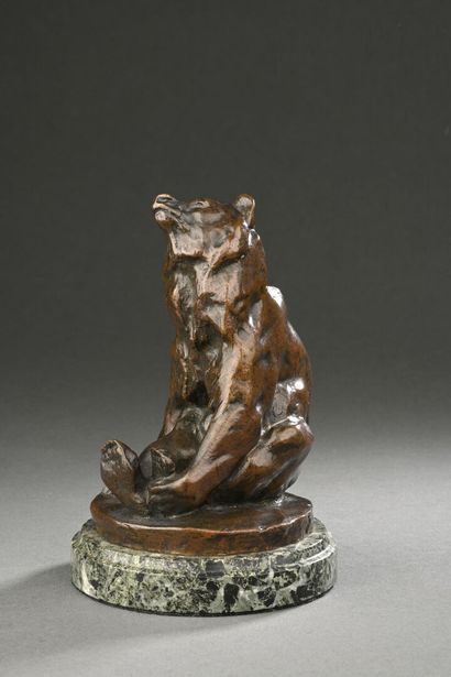 Georges GARDET (1863 - 1939). 
L'Ours mendiant....
