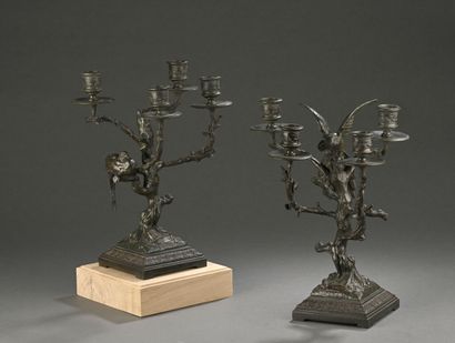 Antoine Louis BARYE (1795-1875).
Paire de...
