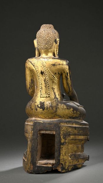 BIRMANIE - Vers 1900
Statuette de bouddha...