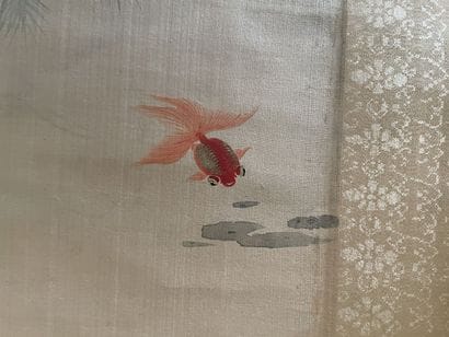 CHINE, début du XXe siècle
Bassin de poissons...