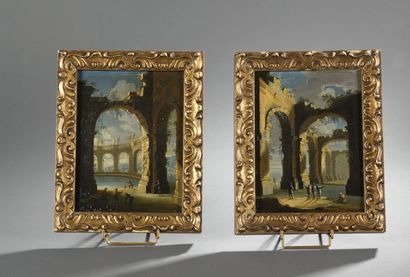 Gennaro Mascacotta GRECO
(Naples 1663 - 1714)
Architectural...