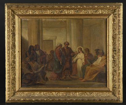 19th century FRENCH SCHOOL
Jesus among the...