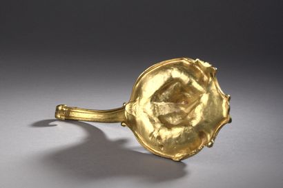 Henry DASSON (1825-1896) 
Bougeoir en bronze...