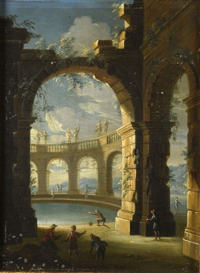 Gennaro Mascacotta GRECO
(Naples 1663 - 1714)
Architectural...