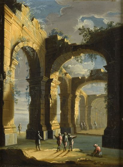 Gennaro Mascacotta GRECO
(Naples 1663 - 1714)
Architectural...
