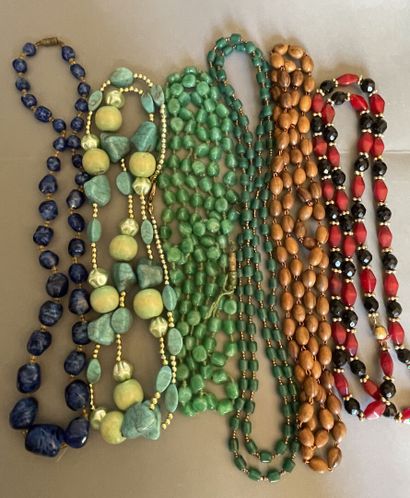 Lot de colliers fantaisie