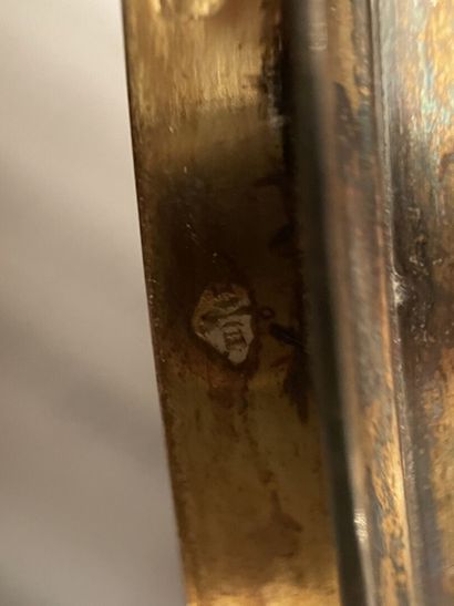 Chocolatière marabout en vermeil à riche...