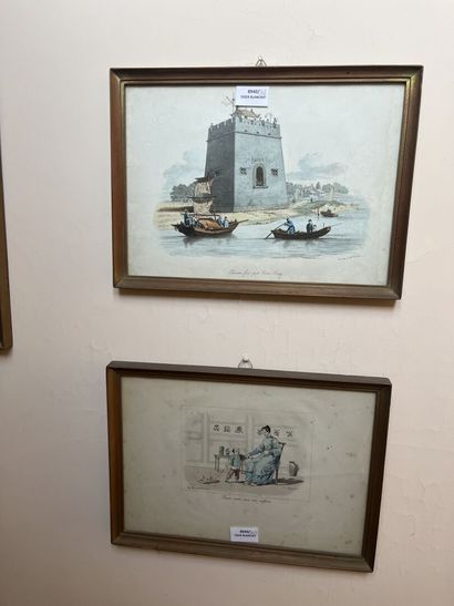 Très fort lot de pièces encadrées. 
La plus...