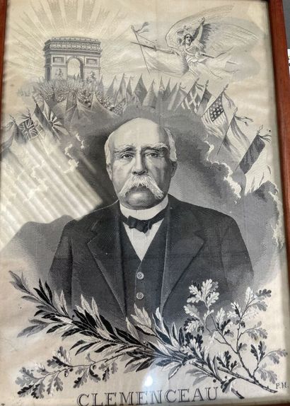 Lot de gravures et pièces encadrées dont...