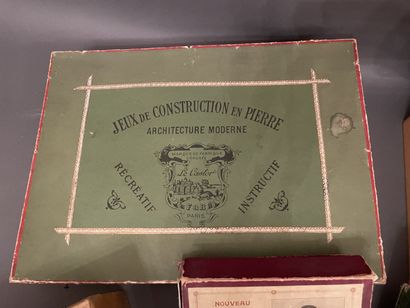 Lot de jeux anciens : croquet de salon, jeu...