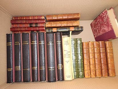 Lot of bound and paperback books, mainly...