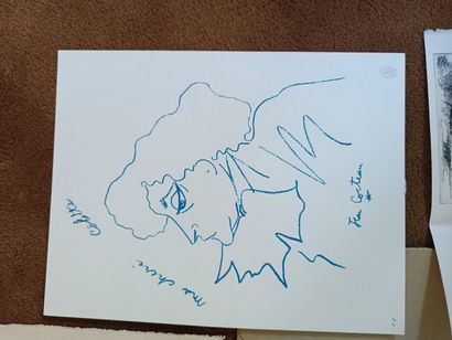 M. CORBIN
Lot of drawings including :
- 4...