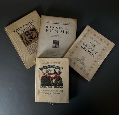 Lot of paperback and bound books including:...