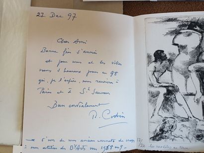 M. CORBIN
Lot of drawings including :
- 4...