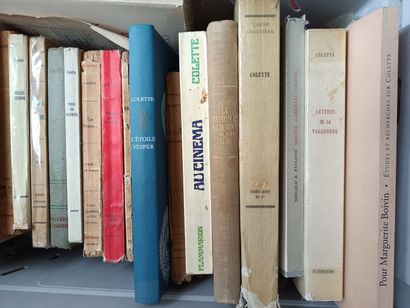 Large lot of books, mainly by Madame COLETTE....