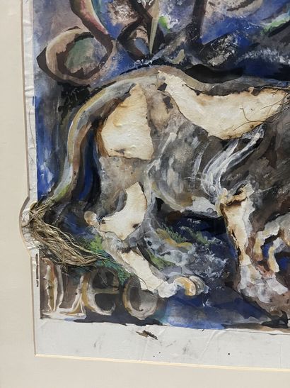 Amateur contemporary school 
Lioness and...