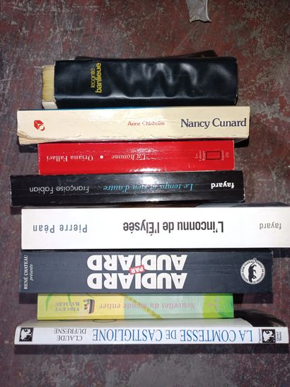 Lot of bound and paperback books, mainly...