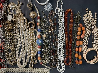 A very strong batch of costume jewelry.