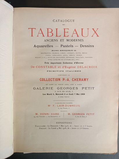Lot of art catalogs including : 
LAURENT-RICHARD]...