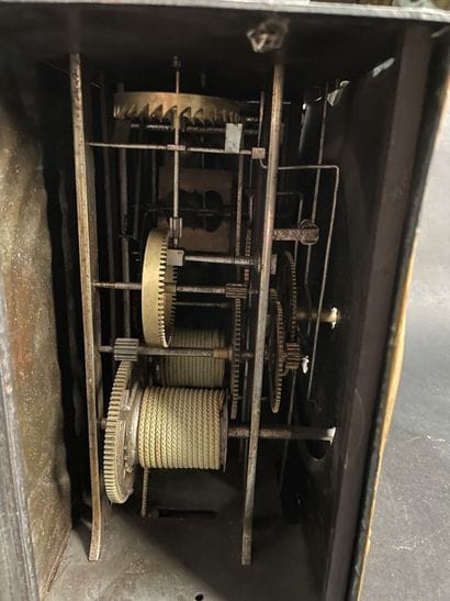 Comtoise clock movement with country-style...