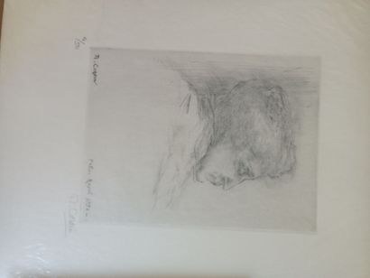 M. CORBIN
Lot of drawings including :
- 4...