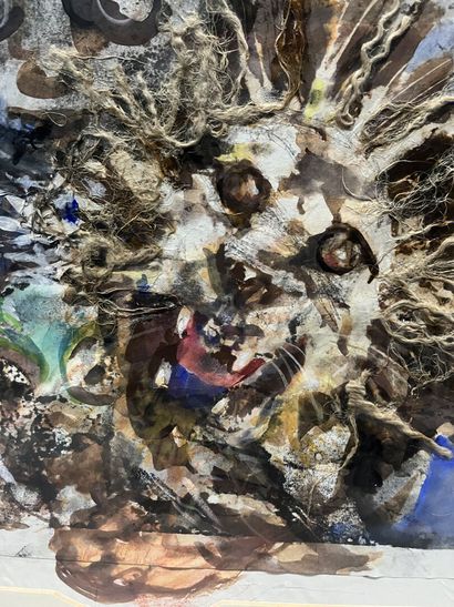 Amateur contemporary school 
Lioness and...