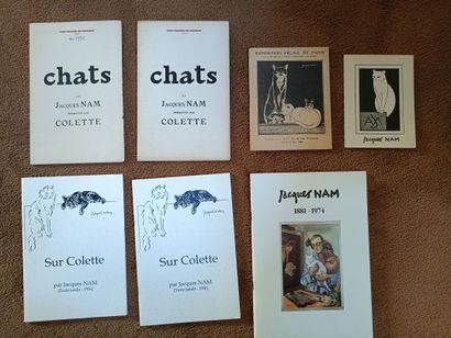 Large lot of books, mainly by Madame COLETTE....