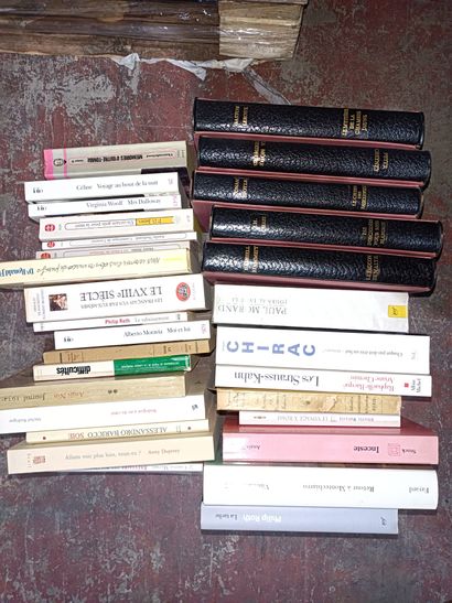 Lot of bound and paperback books, mainly...