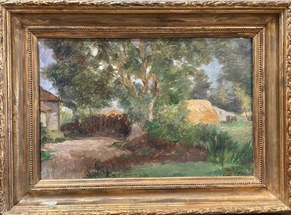 Attributed to Gustave Henri COLIN (1828-1910)
Landscape
Oil...