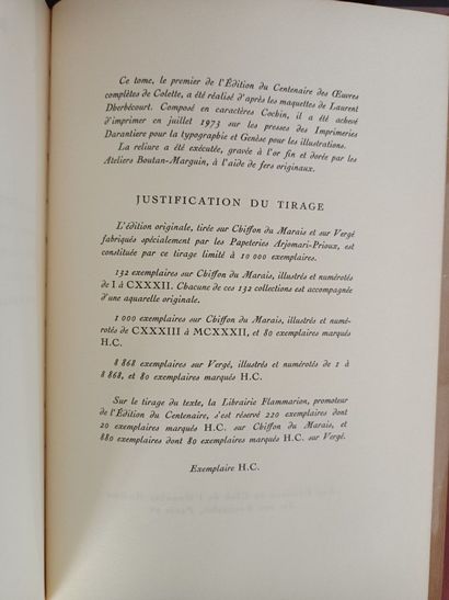 Large lot of books, mainly by Madame COLETTE....