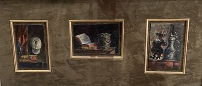 Lot of paintings and framed pieces 
Including...