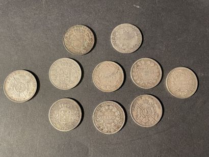 Lot of silver coins.
Weight : 249 g