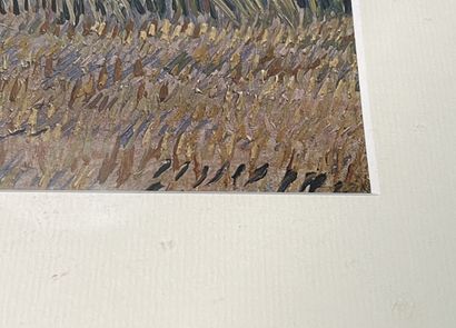 Lot of framed pieces, some signed. 
Smallest:...