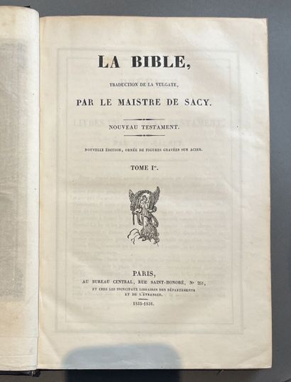 BIBLE - The Bible, translation of the Vulgate,...