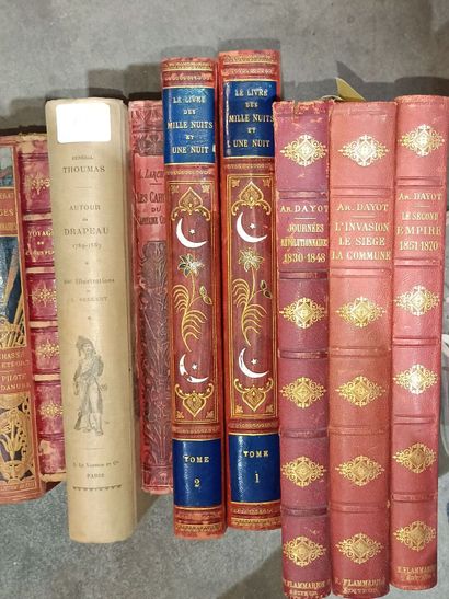 Lot of various 19th and 18th century books,...