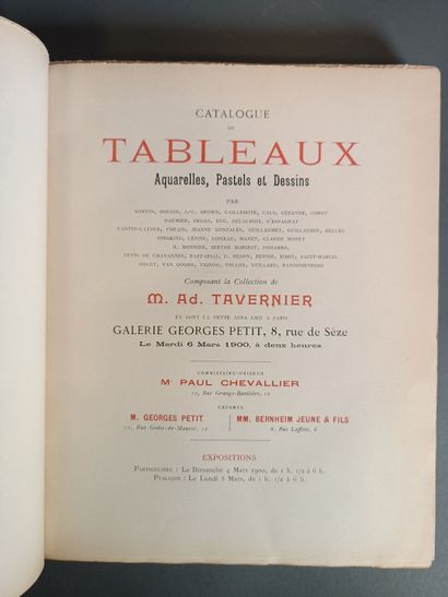 Lot of art catalogs including : 
LAURENT-RICHARD]...