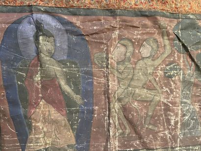 TIBET - XIXTH CENTURY
Tangka, distemper on...