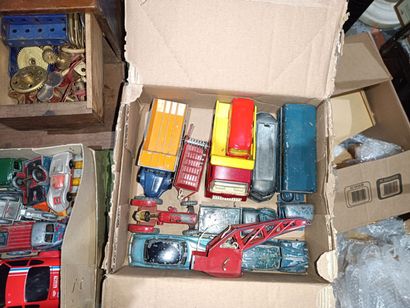Lot of toys including two plush toys and...