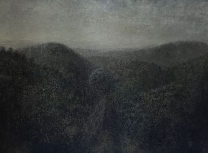 Contemporary school : 
Landscape 
Oil on...