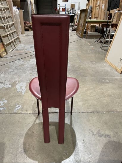 Suite of six CATTELAN ITALIA chairs
with...