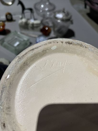 Two ceramic lamp bases, differences. 
Modern...