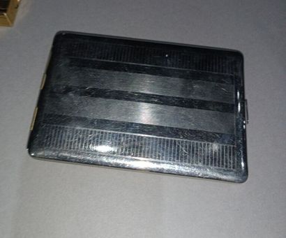 Set of three lighters, one of which is DUPONT,...
