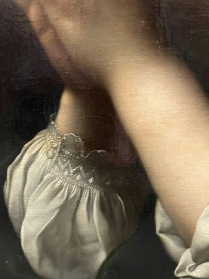 18th century Italian school
Woman at prayer
Oil...