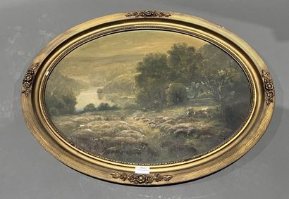 Modern school 
Landscapes
Pair of oils on...