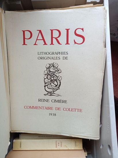 Large lot of books, mainly by Madame COLETTE....