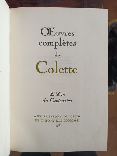 Large lot of books, mainly by Madame COLETTE....