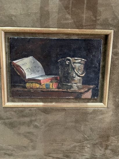 Lot of paintings and framed pieces 
Including...