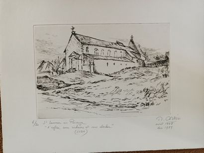 M. CORBIN
Lot of drawings including :
- 4...