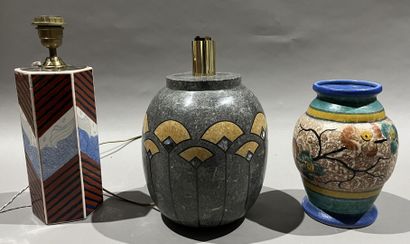 Two ceramic lamp bases, differences. 
Modern...